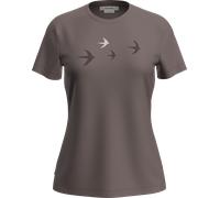 Icebreaker Merino 150 Tech Lite Bird Transit Kurzarm-t-shirt XL Porcini