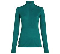 Icebreaker - Women's Merino 200 Descender L/S Half Zip - Merinopullover, Gr. M, türkis (TidalTeal)
