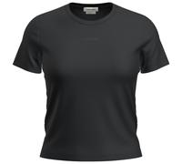 Icebreaker - Women's Merino 200 Tech Lite S/S Crop Slim Tee - Merinoshirt, Gr. L, schwarz (Black)