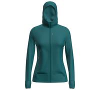 Icebreaker - Women's Merino 260 Quantum IV L/S Zip Hoodie - Merinohoodie, Gr. L, blau/türkis (TidalTeal)