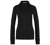 Icebreaker - Women's Merino 260 Quantum IV L/S Zip Hoodie - Merinohoodie, Gr. M, schwarz (BlackII)
