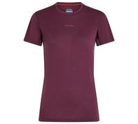 Icebreaker - Women's Merino Blend 125 S/S Tee Colour Block - Merinoshirt, Gr. S, lila (DarkBerry/GreyPlum/Cb)