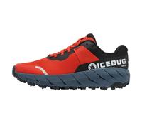 Icebug Winter-Trail-Laufschuhe Arcus BUGrip (mit Spikes, wasserabweisend) rot/dunkelblau Herren, Größe Euro (US) 43 (10)