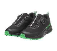 Icebug Winter-Trail-Laufschuhe NewRun BUGrip GTX (BOA® Fit System, wasserdicht, mit Spikes) schwarz/grün Damen, Größe Euro (US) 40,5 (9)