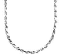 .iced-out. Sterling 925er Silber Bling Kordelkette - ROPE DC 4mm - 70cm