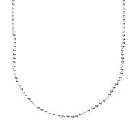 .iced-out. Sterling 925er Silber Bling Kugelkette - BALL 2mm - 50cm