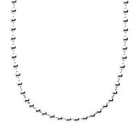 .iced-out. Sterling 925er Silber Bling Kugelkette - BALL 4mm - 60cm