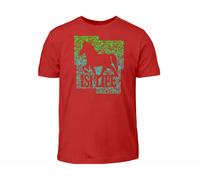 Icelandic Horse Islandpferde Kinder T-Shirt - Rot / 9/11 (134/146)