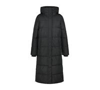 Steppmantel ICEPEAK "ADDIA", Damen, Gr. 44, schwarz (schwarz1), Steppware, Obermaterial: 100% Polyester. Futter: 100% Polyester. Wattierung: 100% Polyester, Basic knielang, abgerundeter Saum mit Winds