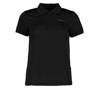 Poloshirt ICEPEAK "BAYARD", Damen, Gr. XL, schwarz (basic schwarz), Obermaterial: 100% Polyester, Shirts, sportlicher Stil, aus Polyester, schnelltrocknend, pflegeleicht (84562313-XL) basic schwarz