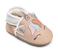 IceUnicorn Krabbelschuhe Baby Winter Krabbelschuhe Gefüttert Plüsch Hausschuhe Baby Lauflernschuhe Warm Weiche Leder Babyschuhe(Hellrosa DJS, 18-24 Monate)