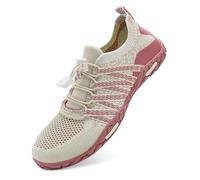IceUnicorn Schwimmschuhe Unisex Damen Herren Strandschuhe Aquaschuhe Badeschuhe Wasserschuhe Surfschuhe Sommer(A1006 Pink, 41EU)