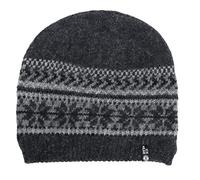 ICEWEAR Norweger-Mütze für Frauen im Grau mit Nordisch inspiriertem Muster und Thinsulate-Futter