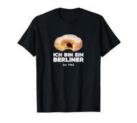 Ich Bin EIN Berliner Sprechgelee Donut Wand Kalter Krieg Kaffee T-Shirt