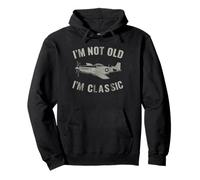 Ich Bin Nicht alt, ich Bin EIN klassisches P-51 Mustang Aircraft Graphic Pullover Hoodie