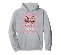Ich Bin nur Hier für die Ice Cream Cone Girl Mom Pink Coquette Pullover Hoodie