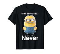 Ich - Einfach Unverbesserlich Minions Me? sarkastisch? Niemals Portrait T-Shirt
