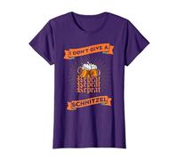 Ich gebe kein Schnitzel Oktoberfest T-Shirt, Damen, Violett, L