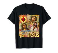 Ich gehe nur für Jesus auf die Knie Funny Faith T-Shirt