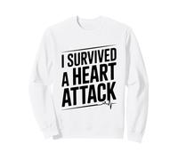 Ich Habe einen Herzinfarkt überlebt. Warrior Heartbeat Sweatshirt