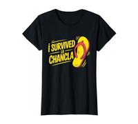 Ich Habe La Chancla überlebt, Flip Flop, Lustig Preisgünstiges Grafik-T-Shirt