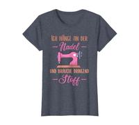 Ich hänge an der Nadel u. brauche d. Stoff - Witziges Nähen T-Shirt