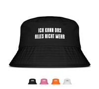 Ich kann das Alles Nicht mehr - Lustiger Fischerhut - Der perfekte Sonnenhut für Herren & Damen - Ideal als Malle-Outfit, Party-Accessoire & Festival-Eimerhut für den Strand