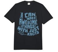 Ich kann tolle Dinge nur mit Knots Macrame Machen Comfort Colors Adult Heavyweight T-Shirt