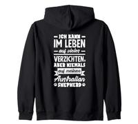 Ich Kann Viel Verzichten Aber Nicht Auf Australian Shepherd Kapuzenjacke