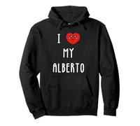 Ich Liebe Alberto Name Lustig Pullover Hoodie