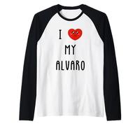 Ich Liebe Alvaro Name Lustig Raglan
