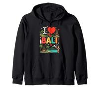 Ich Liebe Bali Kapuzenjacke