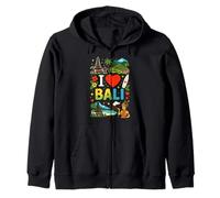 Ich Liebe Bali Kapuzenjacke