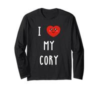 Ich Liebe Cory Name Lustig Langarmshirt