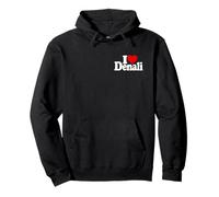 ICH Liebe DAS Herz Denali Mount McKINLEY Denali NATIONALPARK Pullover Hoodie