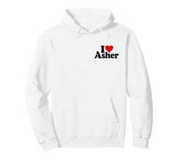 ICH Liebe DEN Namen Heart Asher AUF EINEM T-Shirt Pullover Hoodie