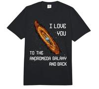 Ich Liebe Dich bis in die Andromeda-Galaxie und zurück Sci-Fi Space Comfort Colors Adult Heavyweight T-Shirt
