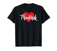 Ich Liebe Frederik Vorname Tshirt Liebe Herz T-Shirt
