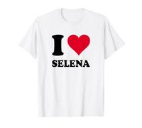 Ich Liebe Selena Preisgünstiges Grafik-T-Shirt, Herren, Weiß, XL