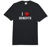 Ich Liebe Sozialleistungen - Heart HR Human Resources Job Boss Manager Comfort Colors Adult Heavyweight T-Shirt