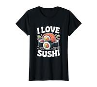 Ich Liebe Sushi Enthusiast Delight Design Preisgünstiges Grafik-T-Shirt