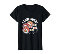 Ich Liebe Sushi-Enthusiast-Design Preisgünstiges Grafik-T-Shirt