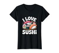 Ich Liebe Sushi Süße japanische Feinschmecker Preisgünstiges Grafik-T-Shirt