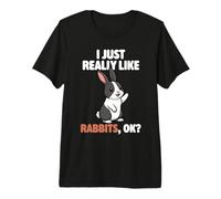Ich mag Kaninchen einfach wirklich Ok Animal Cute Dutch Rabbit Premium T-Shirt