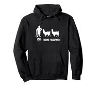 Ich Meine Follower Alpaka lama alpakas Alpaca alpakafans Pullover Hoodie, Unisex für Erwachsene, Schwarz, XL