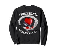 Ich Sticke Menschen Meine Koi Stich Meine Seele Koi-liebender Chirurg Sweatshirt