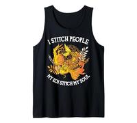 Ich Sticke Menschen Meine Koi Stich Meine Seele Koi-liebender Chirurg Tank Top