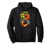 Ich war 6 Jetzt Bin ich 7 Geburtstag 67 Meme Japanese Monster Kids Pullover Hoodie