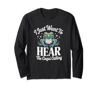 Ich Will nur hören, wie die Coqui Coqui Frog Ruft Langarmshirt
