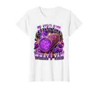 Ich Yam was Ich Yam Bootleg Meme Ube Pun Purple Yam Dad Witz Preisgünstiges Grafik-T-Shirt
